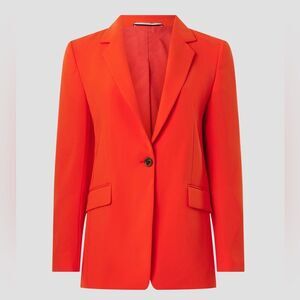 Boss by Hugo Boss Jocaluah Blazer Orange Flawed Blazer Sz 4